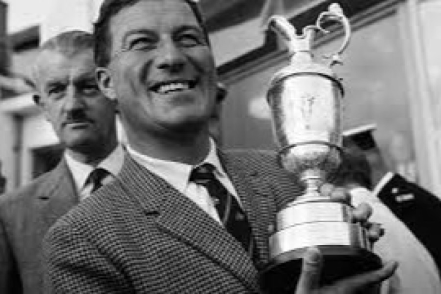 A champion with the Claret Jug